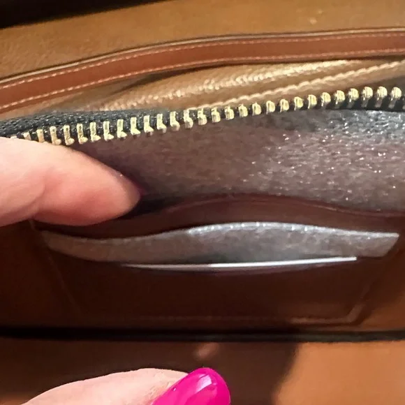 Coach Sig Pat Penn Black Embossed Shoulder Bag - Picture 7 of 10